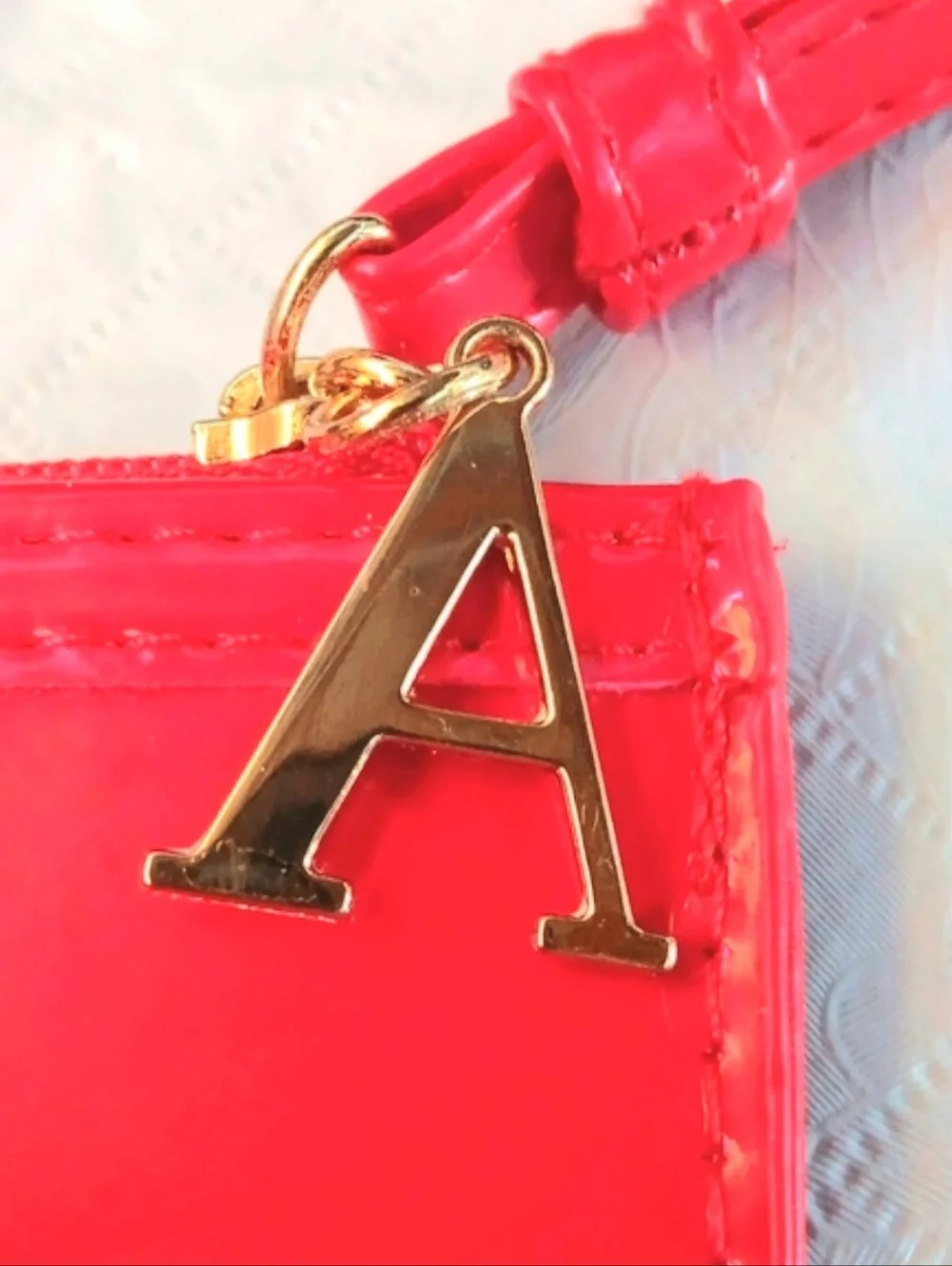 Giorgio Armani Parfums Red Makeup Bag Wristlet | NWOT